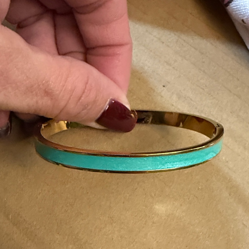 Chic Gold and Turquoise Bracelet